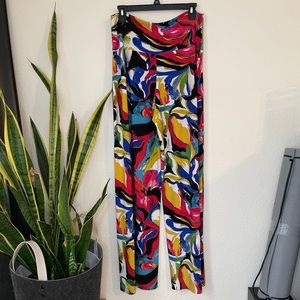 Women’s Colorful NORMA KAMALI Elephant Pants Large